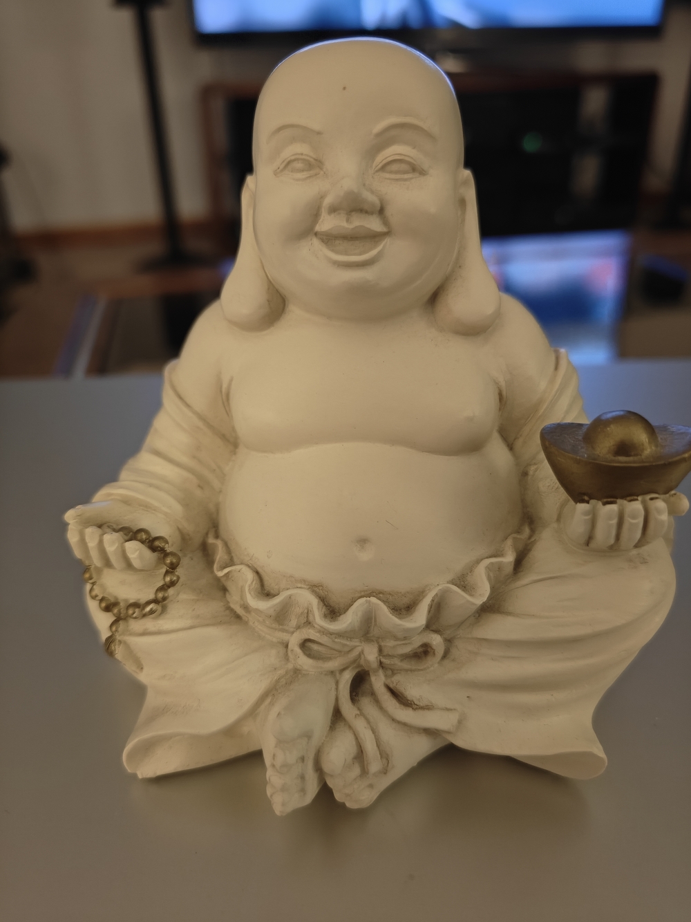 Smiling Buddha Figurine